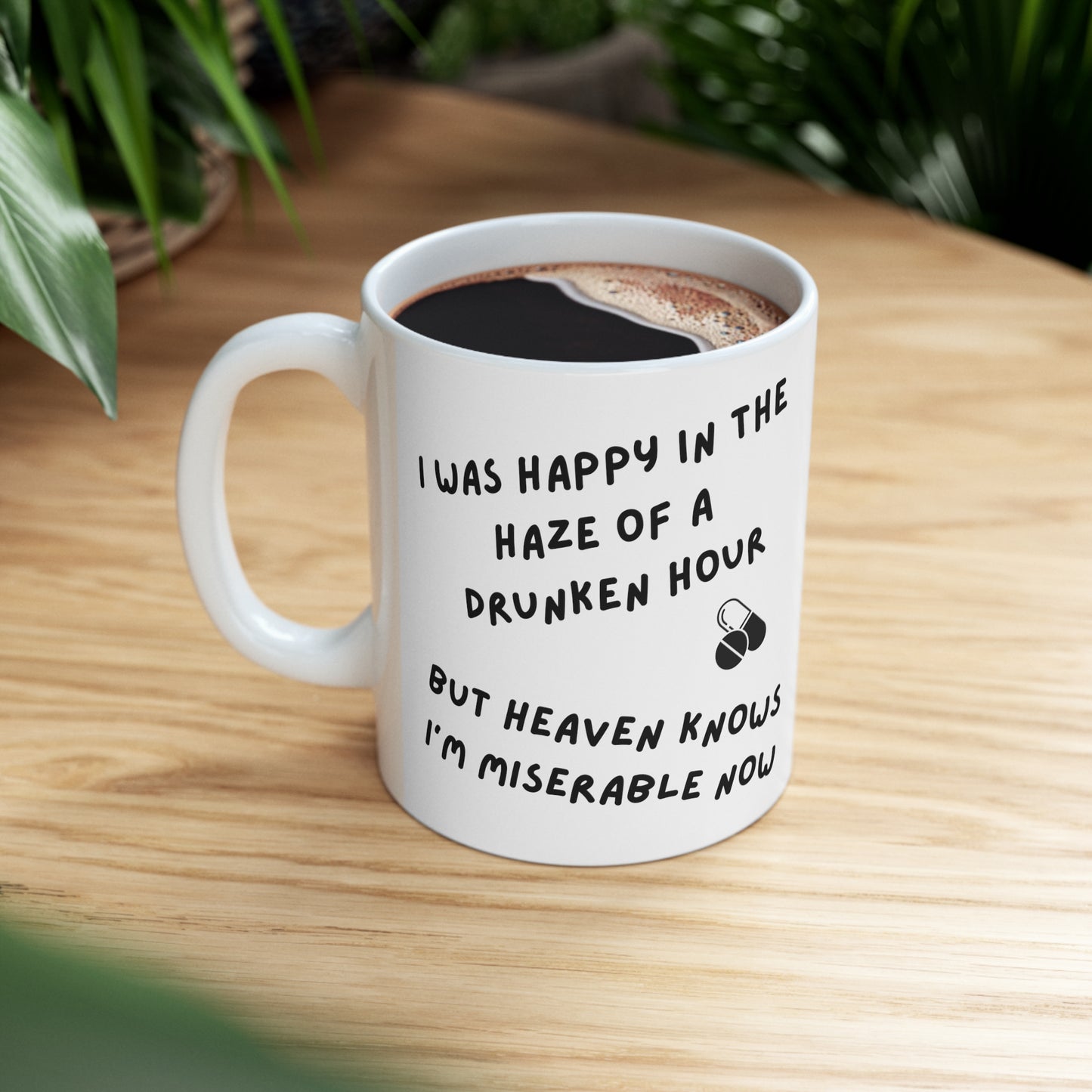 The Smiths - Hangover "Heaven Knows I'm Miserable" Ceramic Mug 11oz