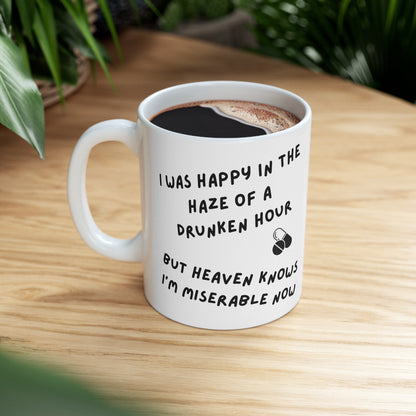 The Smiths - Hangover "Heaven Knows I'm Miserable" Ceramic Mug 11oz