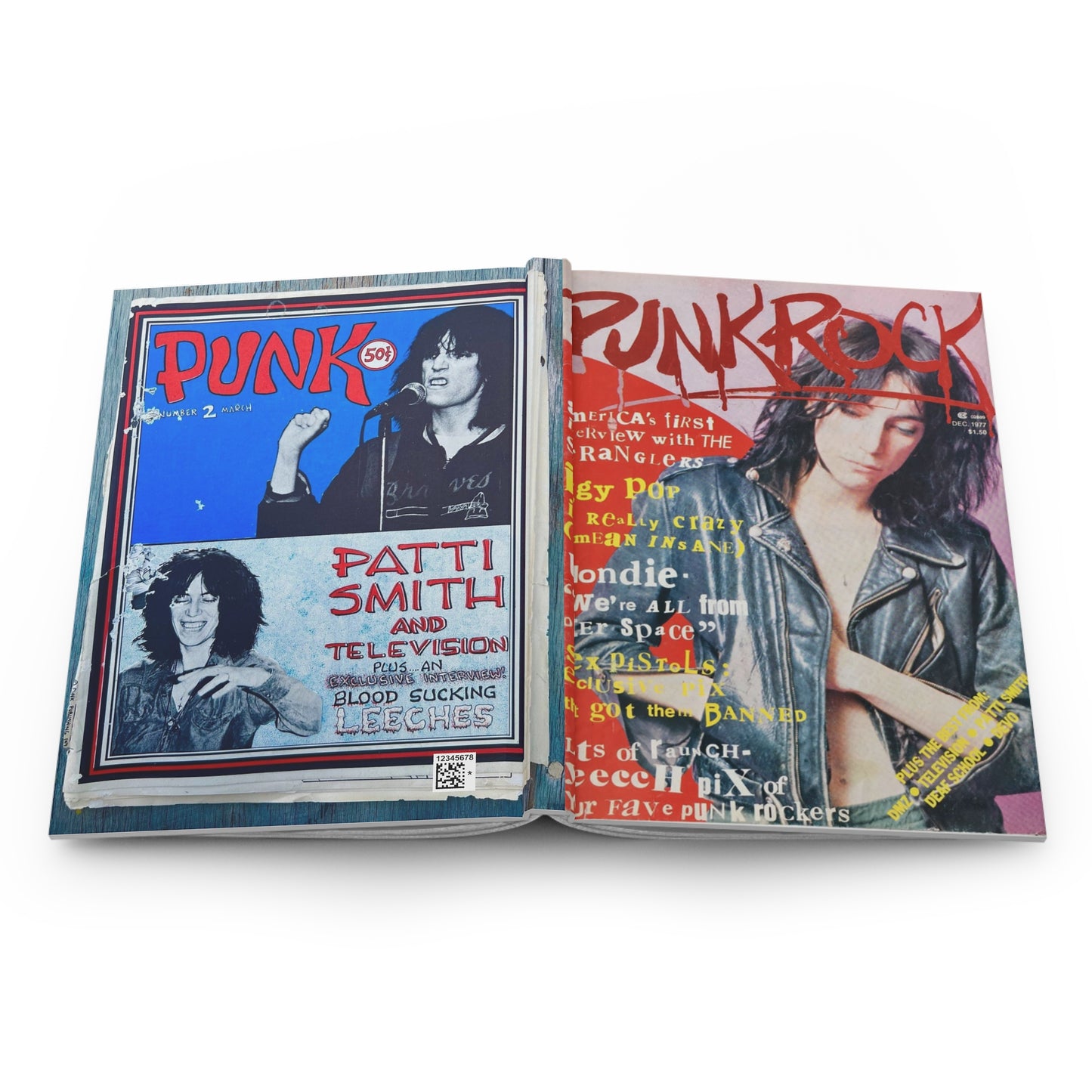 Patti Smith Punk Rock Magazine - Hardcover Journal Matte