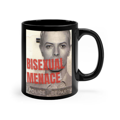 David Bowie - Bisexual Menace - 11oz coffee mug