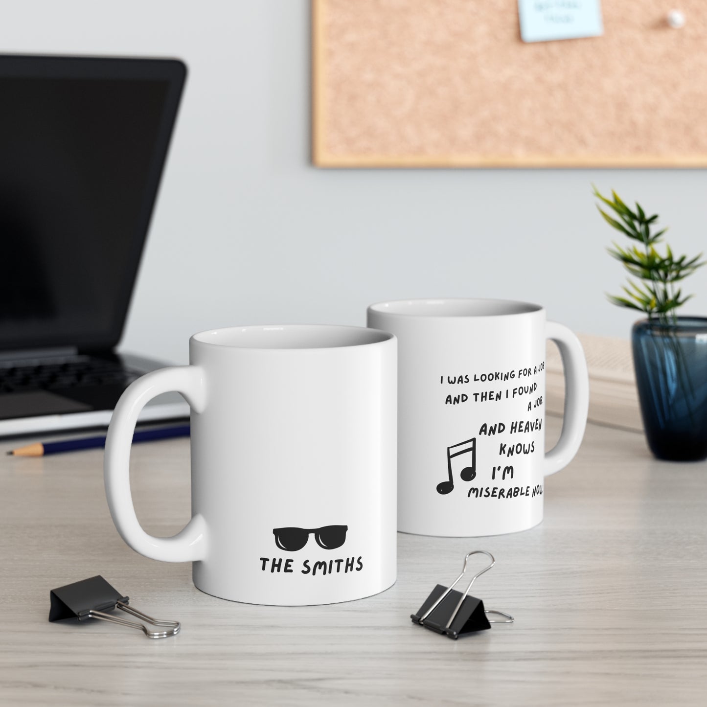 The Smiths - 'I'm Miserable Now' Mug