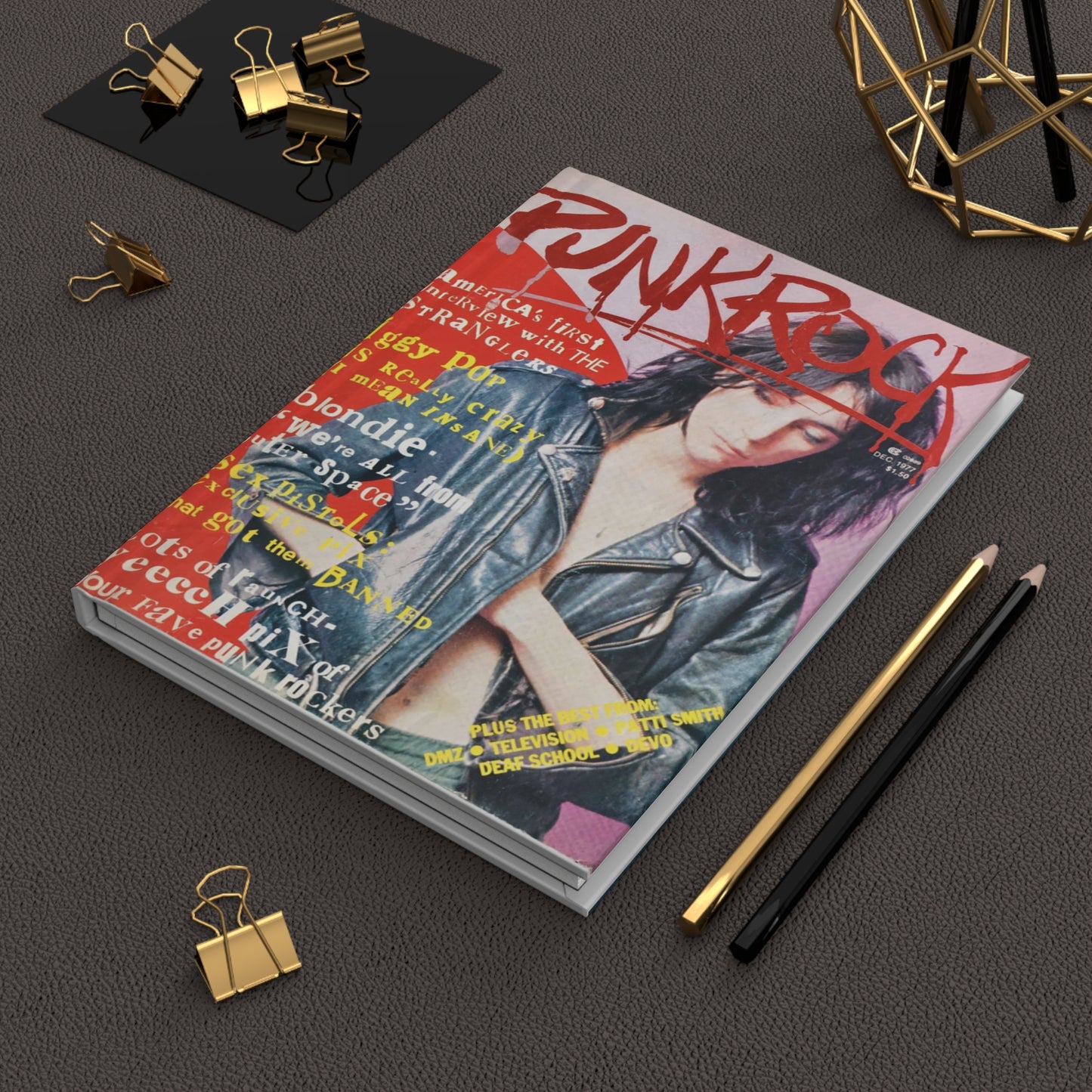 Patti Smith Punk Rock Magazine - Hardcover Journal Matte