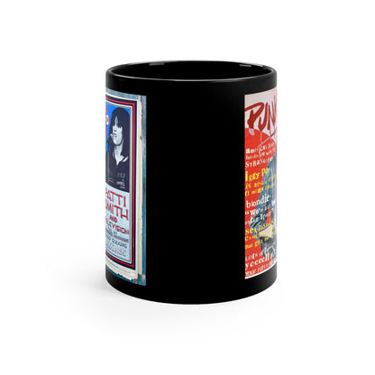 Patti Smith Punk Rock Magazine Cover - 11oz Black Mug