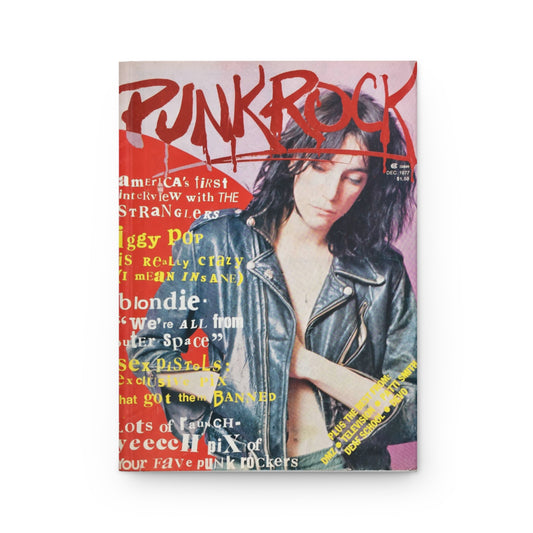 Patti Smith Punk Rock Magazine - Hardcover Journal Matte