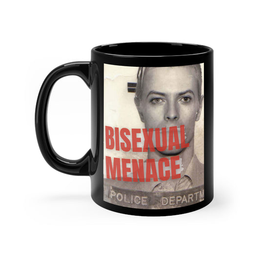 David Bowie - Bisexual Menace - 11oz coffee mug