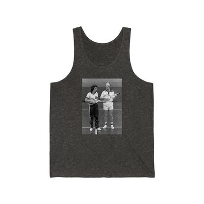 Tennis Rocks! Elton John and Billie Jean King Unisex Tank Top