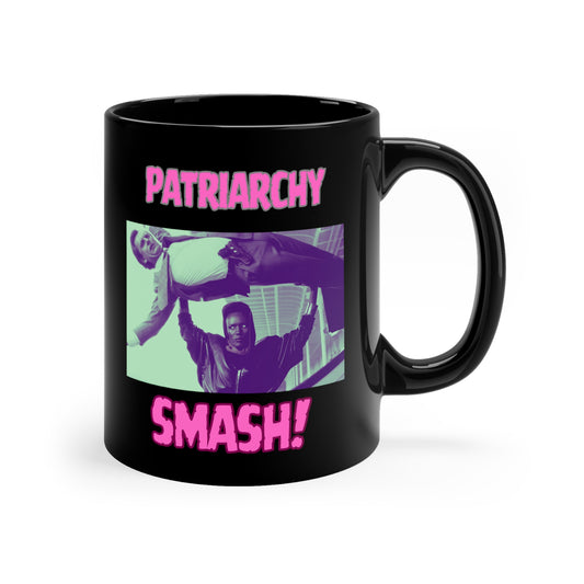 Grace Jones - "Patriarchy Smash!" 11oz Black Mug