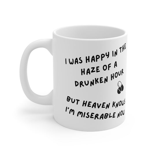The Smiths - Hangover "Heaven Knows I'm Miserable" Ceramic Mug 11oz