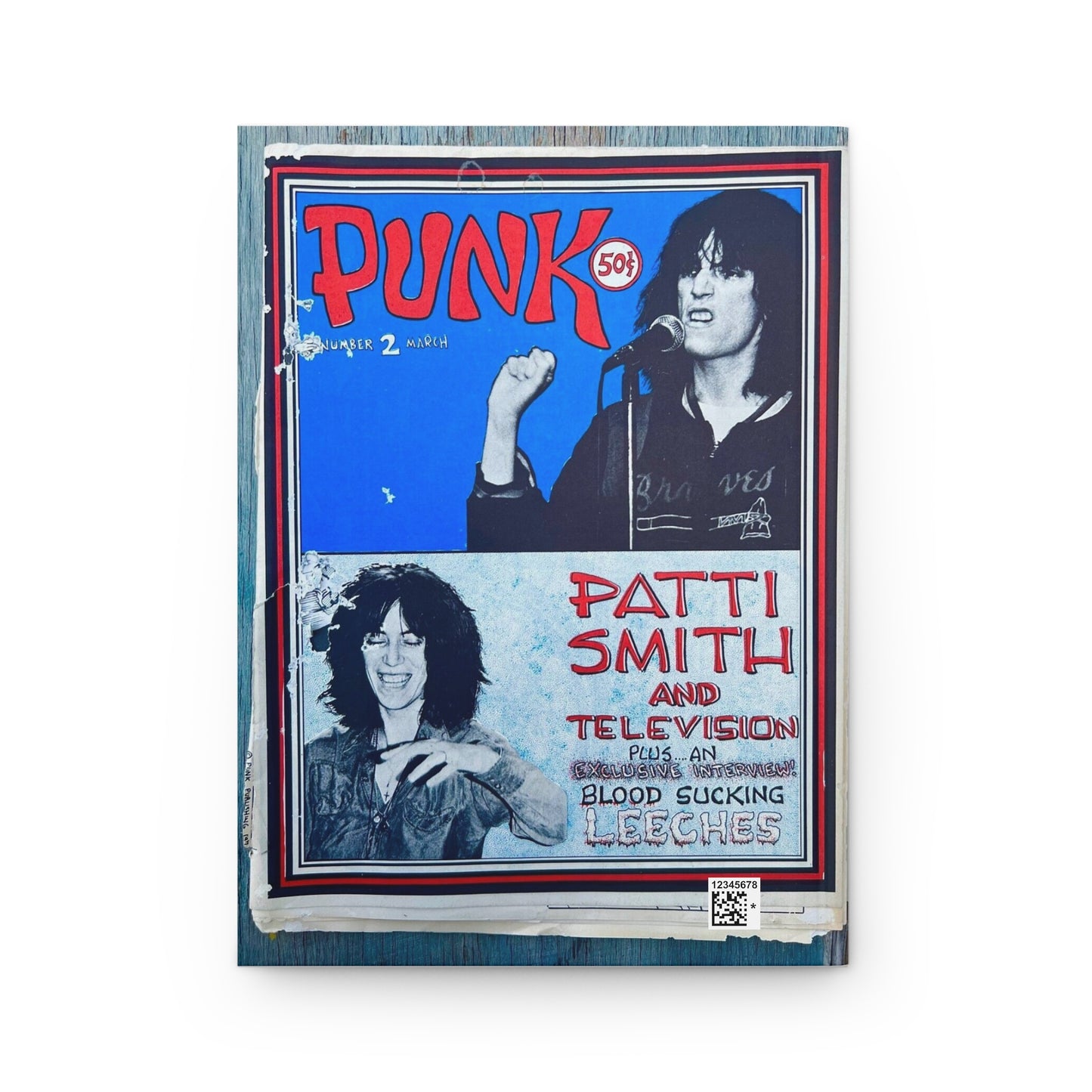 Patti Smith Punk Rock Magazine - Hardcover Journal Matte