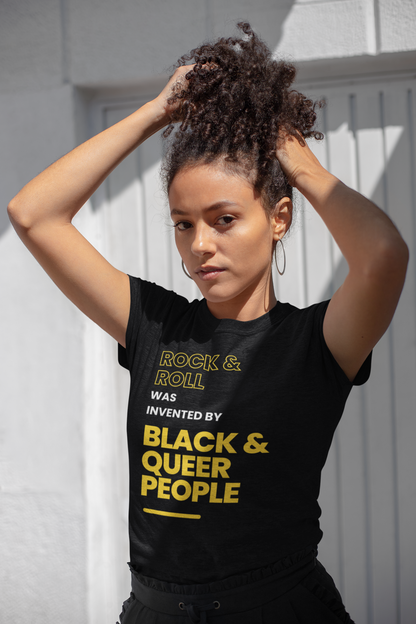 Rock & Roll Was Invented By Black & Queer People - Unisex Jersey Short Sleeve Tee