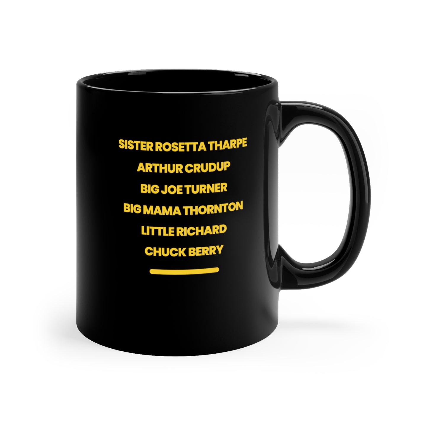 Empowering 11oz Coffee Mug - Celebrating Black and Queer Pioneers of Rock & Roll